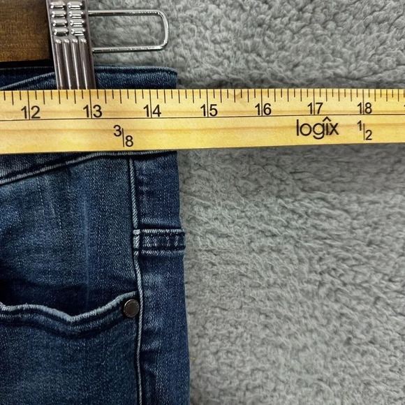 Universal Standard Skinny Ankle Jeans Womens 6 Blue Dark Wash Stretch - Picture 2 of 9